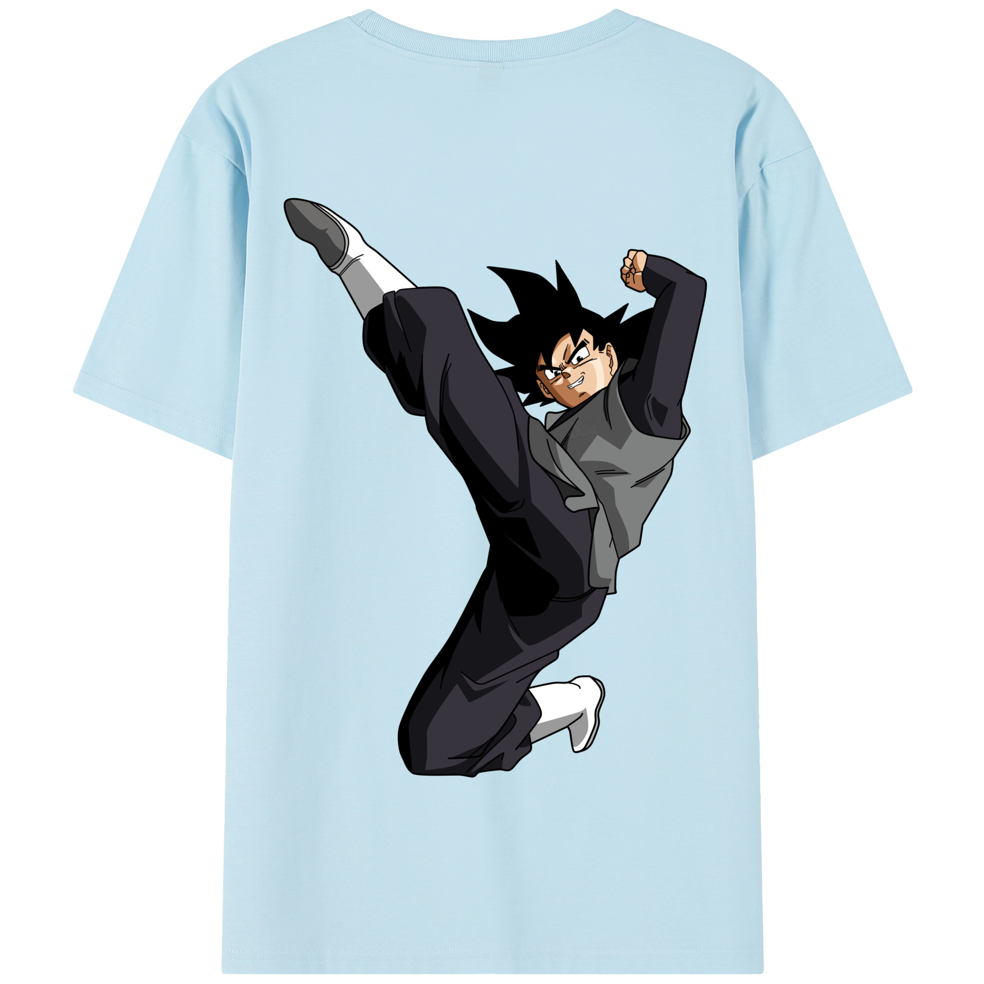 （画像用） ドラゴンボール ベジータ四世（Bejīta Yonsei）DRAGON BALL Vegeta IV 綿100％半袖Tシャツ（背面プリント）